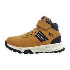 s.Oliver  Kinderschuhe Jungen Stiefel Wasserdicht Klettstiefel Braun Freizeit