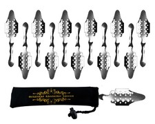 12x Absinth Löffel Bistro +