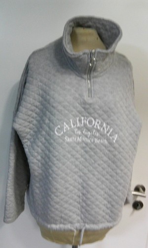 Sweatshirt troyer wattiert - sweatshirt,