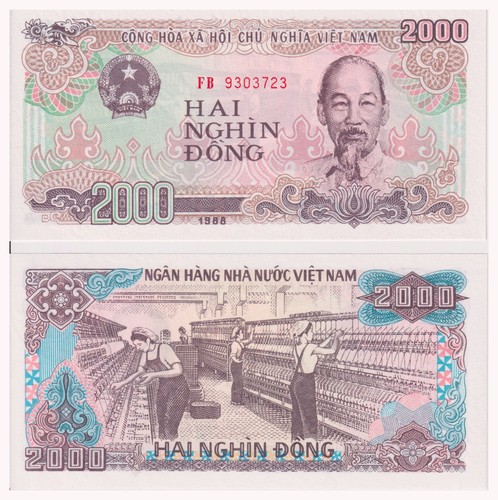 Vietnam 2000 dong banknote - 2000,