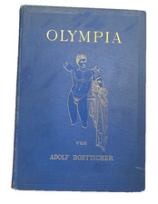 Antikes Buch " Olympia " -