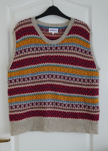 Brora fair isle wolle tank - brora,
