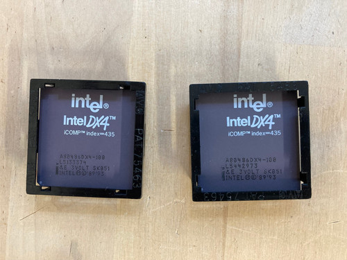 Cpu set intel 486 - dx4, 3