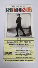 Sting , Ticket / Konzertkarte