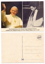 126870 - Papst Johannes Paul II. - Seligsprechung Pater Rupert Mayer - alte AK