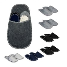 Gästehausschuhe Hausschuhe Pack Filzpantoffeln Filzlatschen Hauspatschen 6 Paar