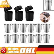 Edelstahlbecher Stapelbare