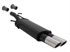 NOVUS Sportauspuff Endschalldämpfer 2x76 SR passend für PEUGEOT 307 CITROEN C4