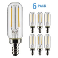 6 Pack Satco LED Filament Tube