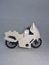 Lego - weißes Motorrad, Motorrad, Bike, Rennmotorrad, City, Town