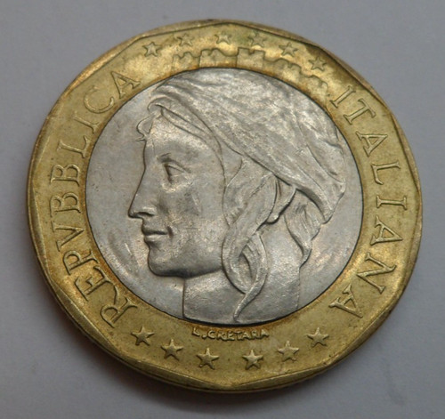 Italien 1000 lire 1998 - italien,