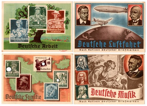 Sonderpostkarten sst - dr,