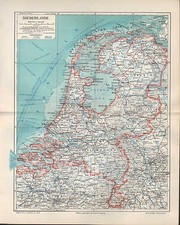 Landkarte map 1907