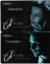 The X-Files Karte Agent Dana Scully + Agent Fox Mulder