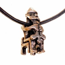 Amulett "Sitzender Thor" -