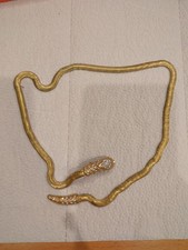 Schlangenkette In Goldfarbe Modeschmuck