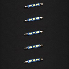 5 Cool Blue 6.3V 43mm Festoon