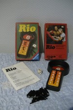 Vintage 1981~Ravensburger Mitbringspiel~ Rio ~ vollständig mit Ersatz-Stäbchen