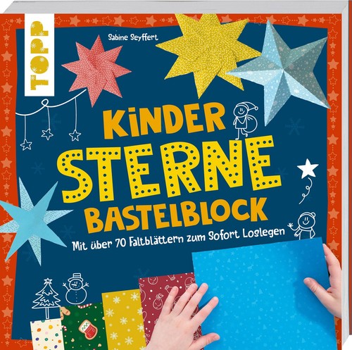 Kinder sterne bastelblock - kinder-sterne-bastelblock, mit