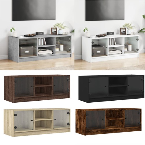Schrank mit glastüren - tv-schrank,