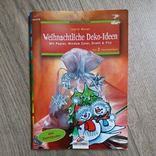 Weihnachtliche Deko-Ideen mit Papier Window Color Draht Filz incl 2 Vorlagebogen