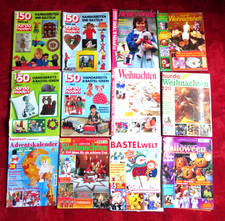 12 Bastel Zeitschriften: Burda, Lena, Sabrina, Anna, neue Mode Weihnachten,u.A.