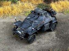 1:72 Sd.kfz. 222 First to Fight, Equipment Black Dog, gebaut, gebrusht, gealtert