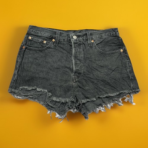 Levi 501 hotpant destroyed - hotpant,