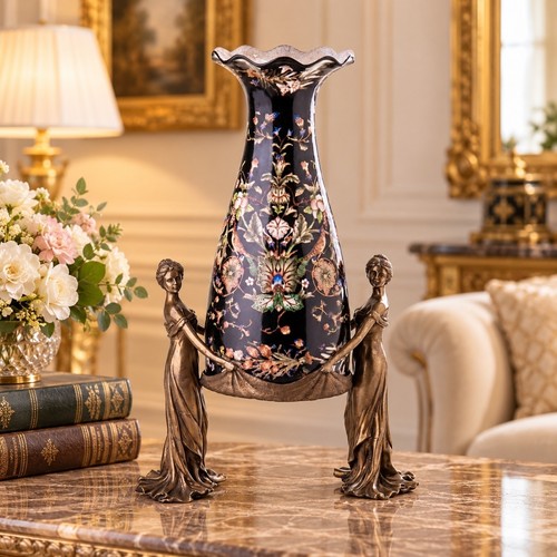 Vase aus porzellan bronze - aus,