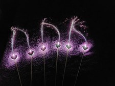 Ca 30 Leuchtstäbe In Glitzersilber Und Glitzerrosa 