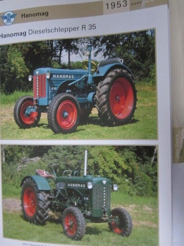 Traktor hanomag 1953 - ,