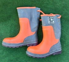 BW SCHNITTSCHUTZSTIEFEL Gr. 46 LUMBERJACK III FORSTIEFEL GUMMISTIEFEL KLASSE 3