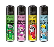 Clipper Feuerzeuge 4er Set
