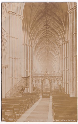 Lichfield kathedrale chor - lichfield,