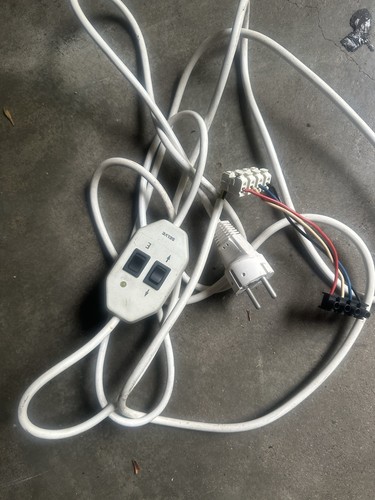 Bates netzkabel weiß - weiß, mit