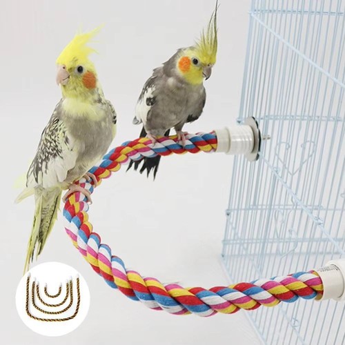 Bunte vogelstange für käfig - bunte,