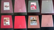 4 Mercedes Benz / Daimler Benz Oldtimer Retro Metallschilder m. orig. MB Karten
