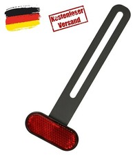 Universal Rückstrahler Reflektor T-Halter Motorrad Roller Quad ATV Kennzeichen