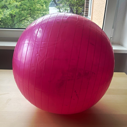 Rosa pink gymnastikball - rosa/pink,