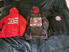 Fc Bayern Hoodie, Kapuzenpullover, 2x Gr. S und 1x 176  3-er SET