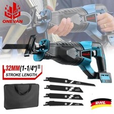 Elektro Säbelsäge Tigersäge Fuchsschwanz Reciprosäge Holz Für Makita 18V Akku