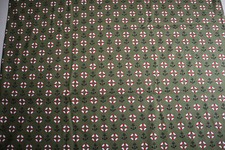 BW-Druck, Anker, olivgrün, Br: ca.  142 cm, Mat: 100 BW -- Menge: 50 cm