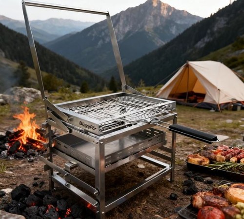 Holzkohlegrill klappgrill - holzkohlegrill,