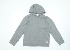 Shore Leave Urban Outfitters Grau Baumwolle Pullover Hoodie L Damen