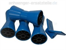 4* Kielrolle PE, 1* Bugschutz PE - Trailerrolle, Bughalter  SET für Bootstrailer