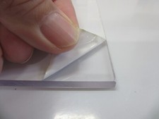 Kunststoffglas Klar PC UV Platte 5mm Zuschnitt 378 x 320mm EXOLON® UV 2099