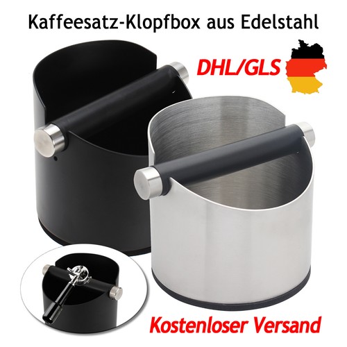 Kaffeesatz klopfbox mit - kaffeesatz,