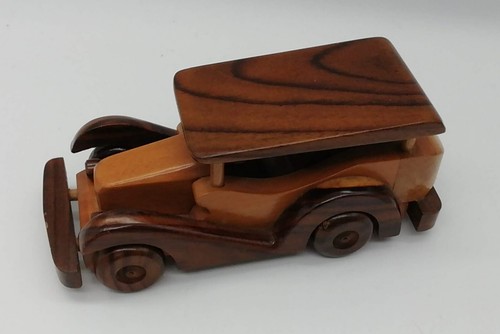 Holzauto oldtimer modell - holzauto,