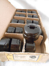 Neu. Bakelit Kipp Schalter Lichtschalter Siemens schwarz Aufputz Steckdose