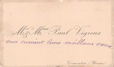 PAUL VIGREUX A VERMENTON YONNE